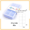 LIAHOME Ice Cube Silicone Baby Food Container with Lid ICE CUBE LIAHOME Blue - 8 Ice Blue