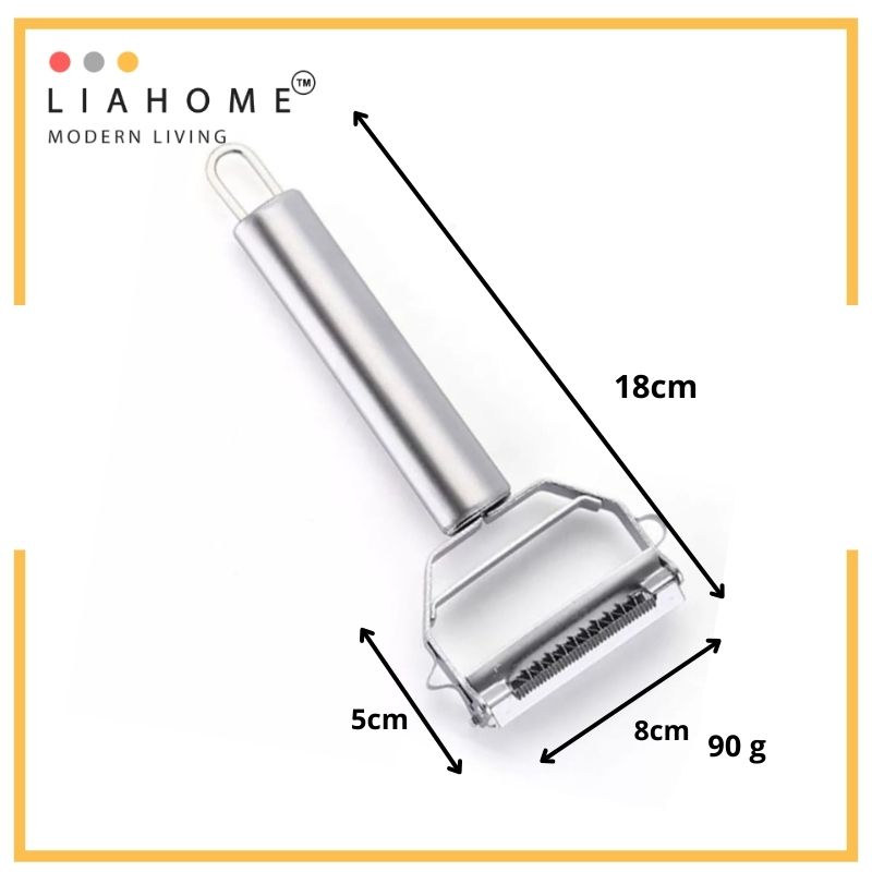 LIAHOME Stainless Steel 304 Julienne Peeler Multifunctional Kitchen Peeler Slicer PEELER LIAHOME