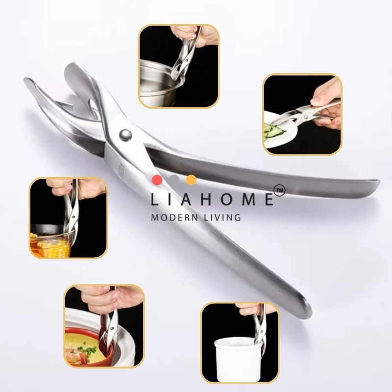 LIAHOME 304 Stainless Steel Anti-Hot Clipper ANTI HOT GRIPPER LIAHOME