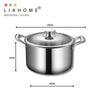 LIAHOME SUS304 Soup pot 22cm soup pot LIAHOME