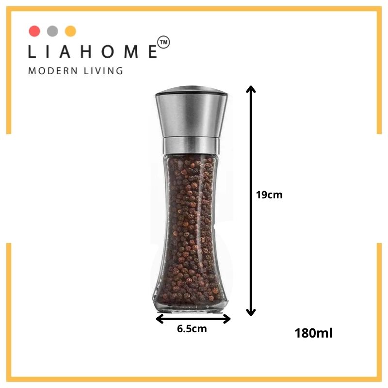 LIAHOME Premium Stainless-Steel Salt and Pepper Grinder Ginder LIAHOME   