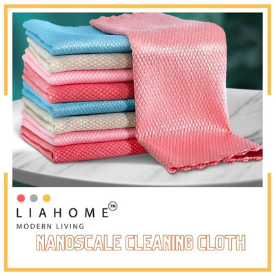 LIAHOME Fish scale microfiber cleaning cloth (1 pack of 3 pieces ) MICROFIBER CLOTH LIAHOME