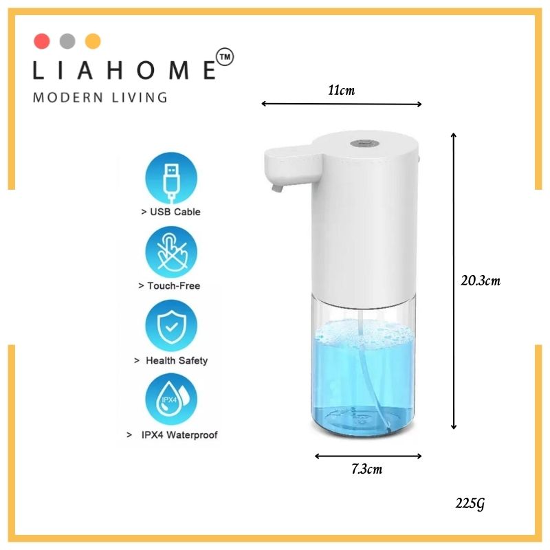 USB Rechargeable Auto Foaming Hand Wash Automatic Foam Soap Soap Dispenser LIAHOME