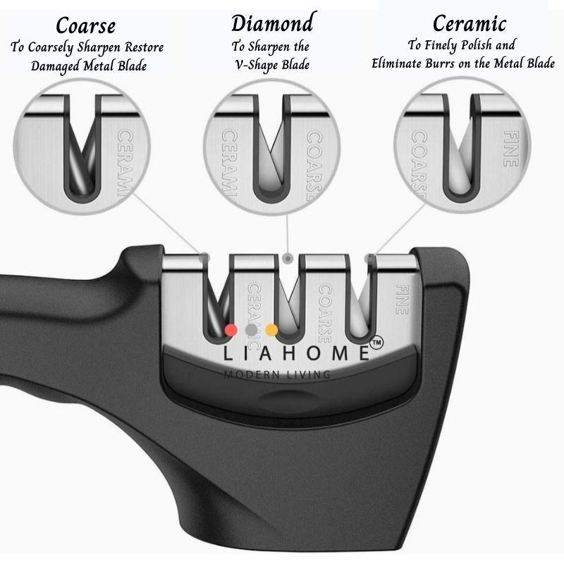 LIAHOME Knife Sharpener Professional Kitchen Knife Sharpener KNIFE SHARPENER LIAHOME