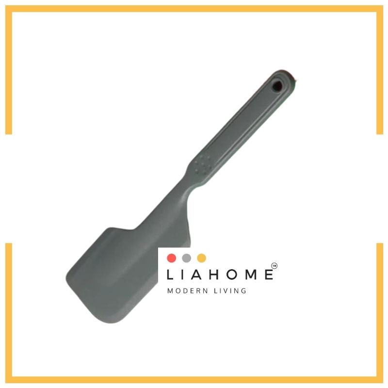 LIAHOME Food Grade Silicon Baking Spatula Cream Butter Cake Spatula SILICON BAKING SPATU;A LIAHOME Grey