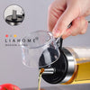 LIAHOME Borosilicate Glass Oil Vinegar Dispenser Bottle with Stainless Steel Handle  LIAHOME
