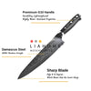 LIAHOME Professional Chef Knife 8 Inch Stainless Steel Kitchen Knife  LIAHOME