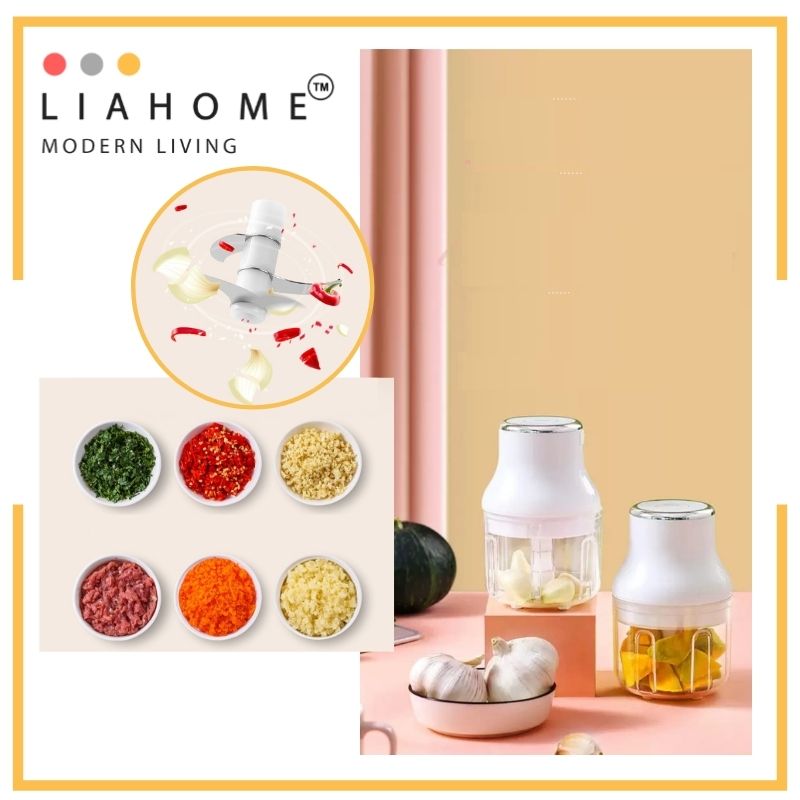 LIAHOME Kitchen USB Electric Garlic Masher Mini Food Chopper USB CHOPPING LIAHOME