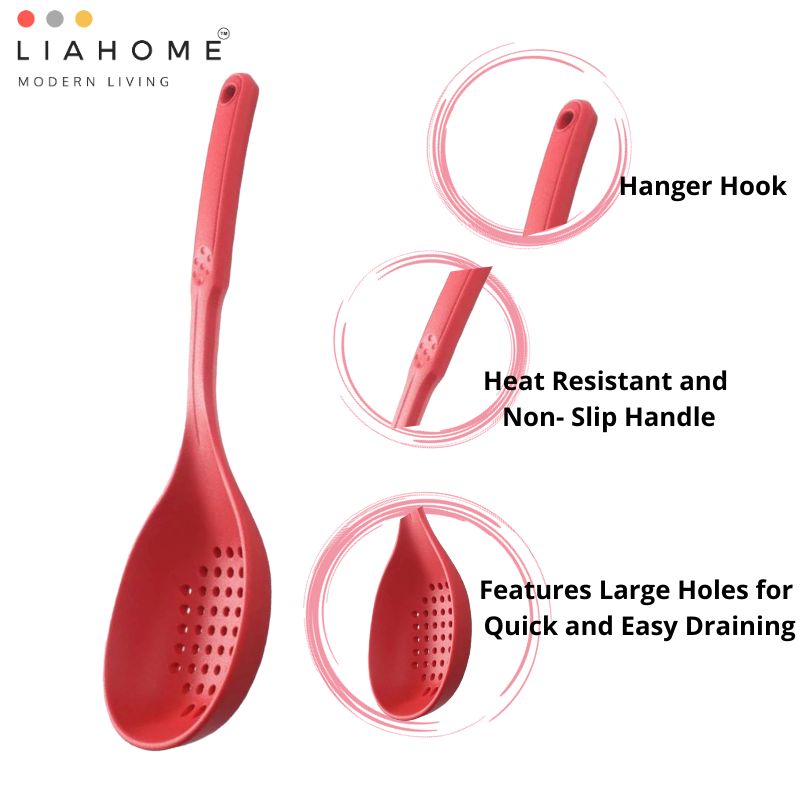 LIAHOME Food Grade Silicon Colander Scoop Strainer Silicon Colander LIAHOME