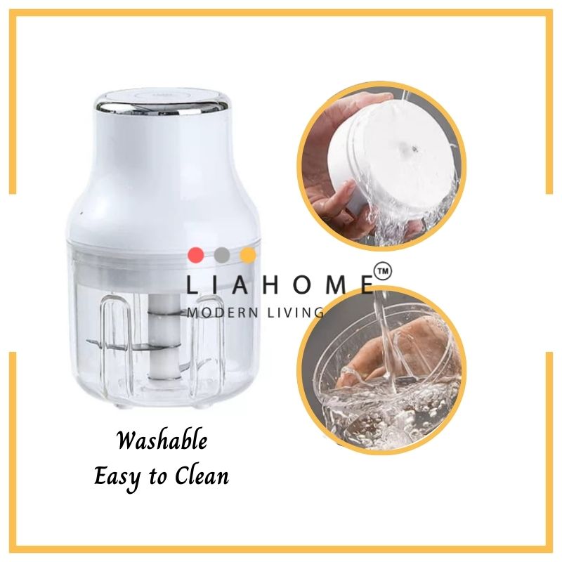 LIAHOME Kitchen USB Electric Garlic Masher Mini Food Chopper USB CHOPPING LIAHOME