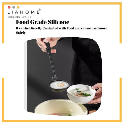 LIAHOME Food Grade Silicon Soup Ladle Soup Spoon silicon soup ladle LIAHOME