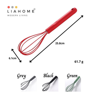 LIAHOME Food Grade Silicon Egg Beater Silicone Egg Whisk WHISK LIAHOME