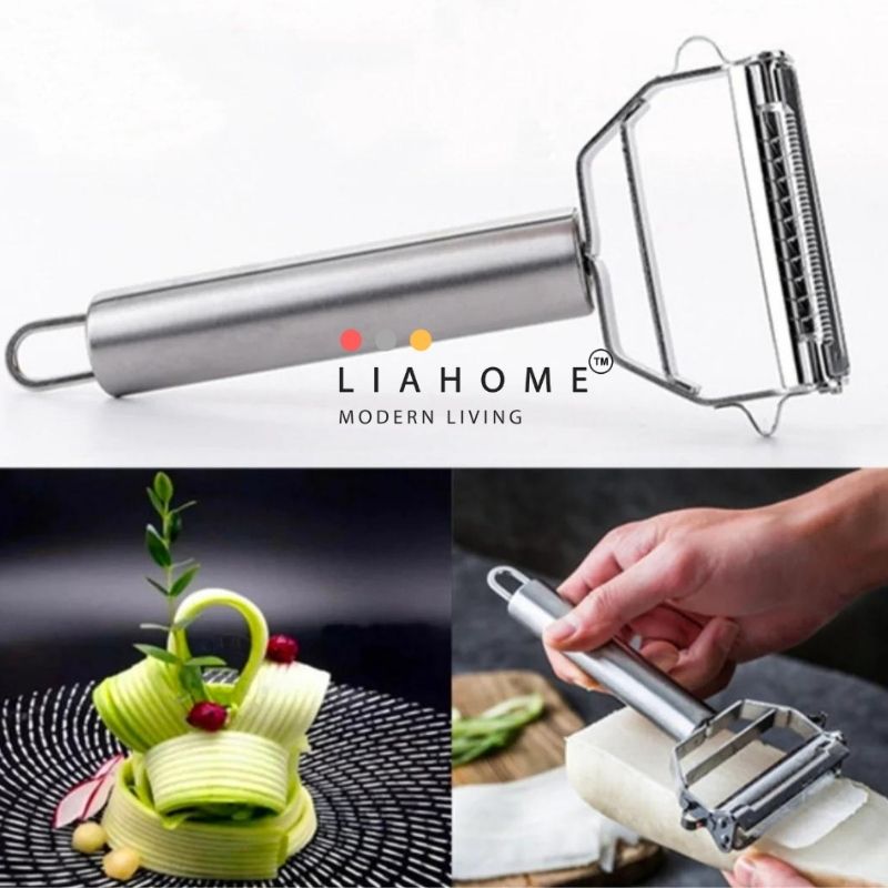LIAHOME Stainless Steel 304 Julienne Peeler Multifunctional Kitchen Peeler Slicer PEELER LIAHOME