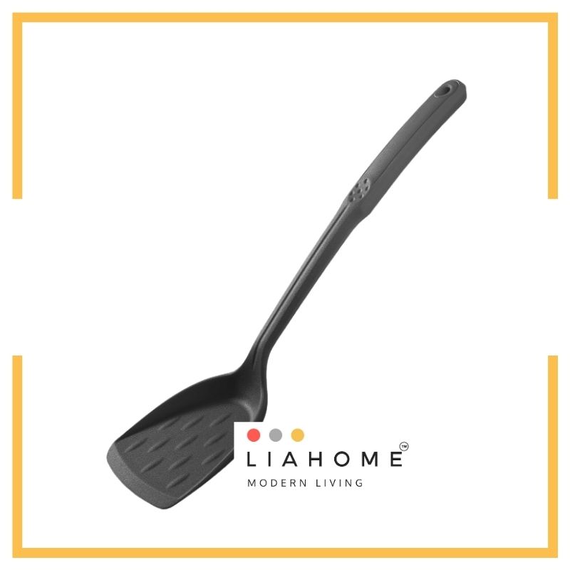 LIAHOME Food Grade Silicon Cooking Spatula Silicon Shovel SPATULA LIAHOME Silicon Cooking Spatula - Black