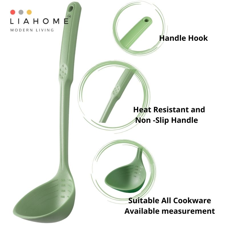 LIAHOME Food Grade Silicon Soup Ladle Soup Spoon silicon soup ladle LIAHOME