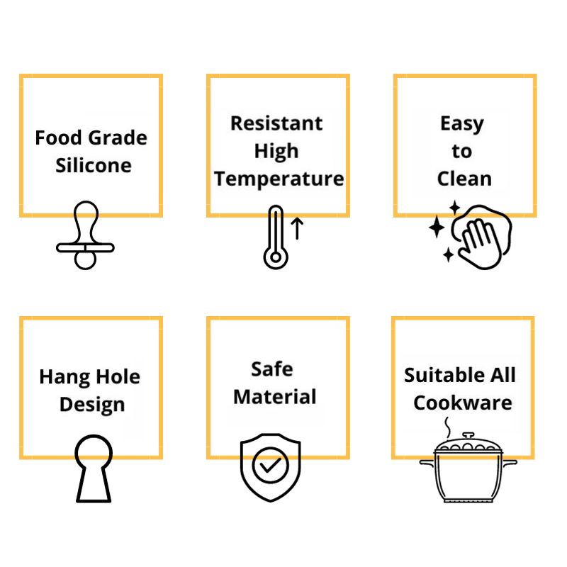 LIAHOME Food Grade Silicon Turner Omelette Spatula SILICON TURNER LIAHOME