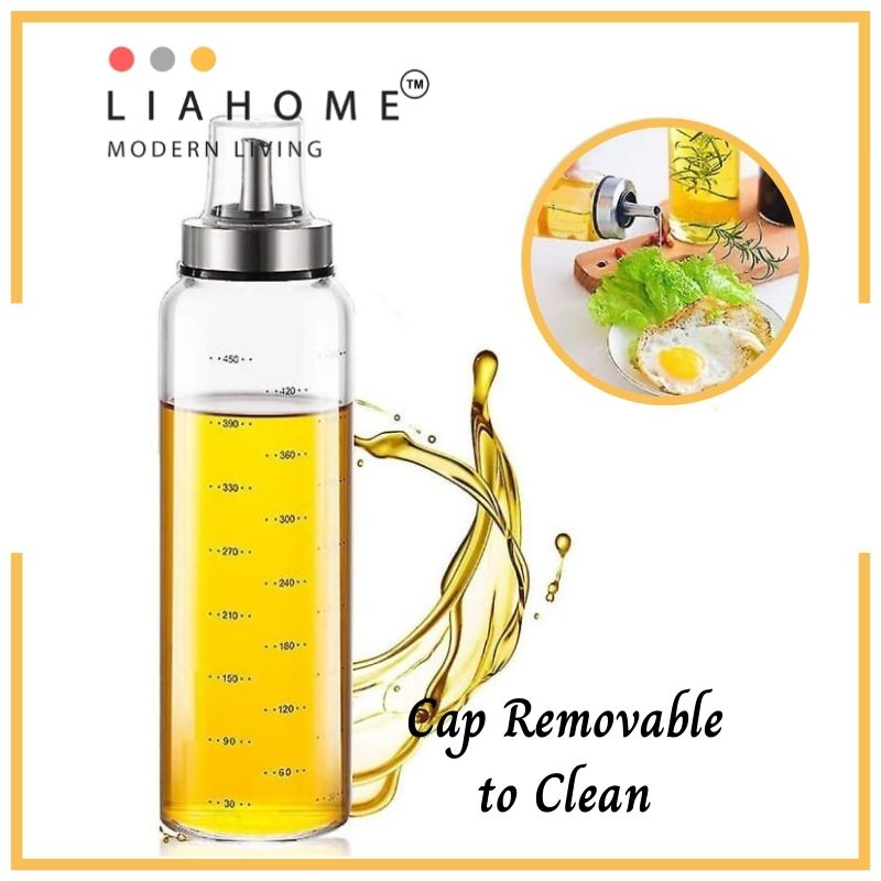 LIAHOME Borosilicate Glass Leak-proof Oil Bottle GLASS OIL BOTTLE LIAHOME