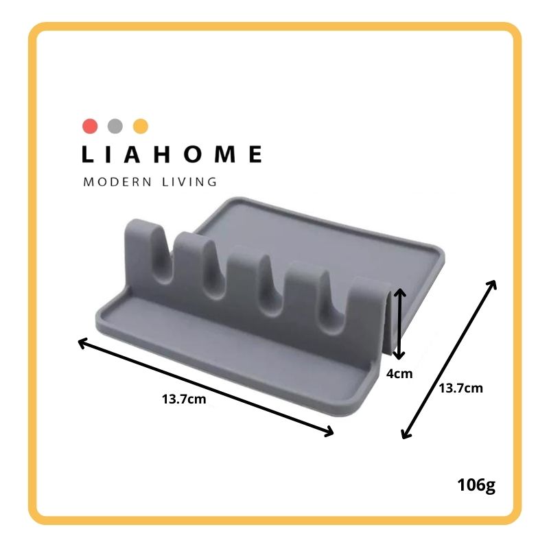 LIAHOME Kitchen Resistant Silicone Spoon Holder Non-Slip Utensil Rest TOOLS HOLDER LIAHOME