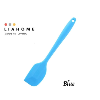 LIAHOME Food Grade Silicone Spatula Blade Cake Baking Tools -27.5cm/ 20.7cm SILICON SPATULA LIAHOME Blue -27cm