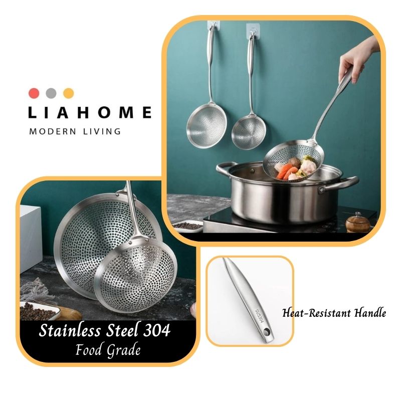 LIAHOME SUS 304 Stainless Steel Skimmer Strainer Kitchen STRAINER LIAHOME