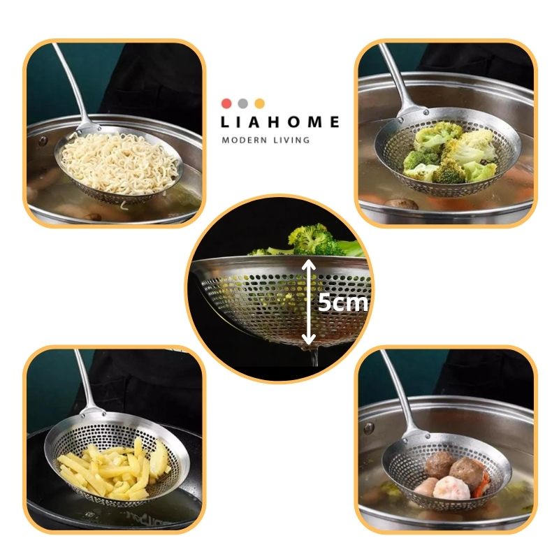 LIAHOME SUS 304 Stainless Steel Skimmer Strainer Kitchen STRAINER LIAHOME