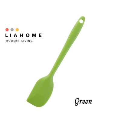 LIAHOME Food Grade Silicone Spatula Blade Cake Baking Tools -27.5cm/ 20.7cm SILICON SPATULA LIAHOME Green - 27cm