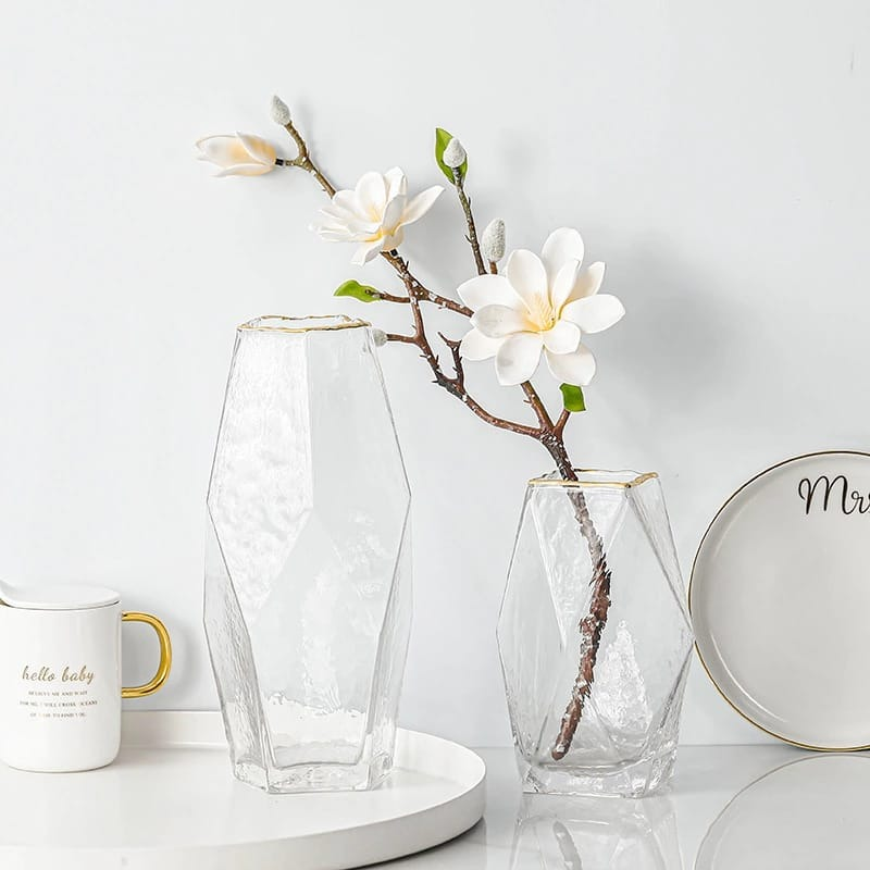 Glass Flower Vase VASE LIAHOME   