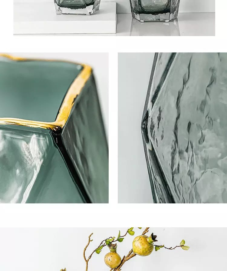 Glass Flower Vase VASE LIAHOME
